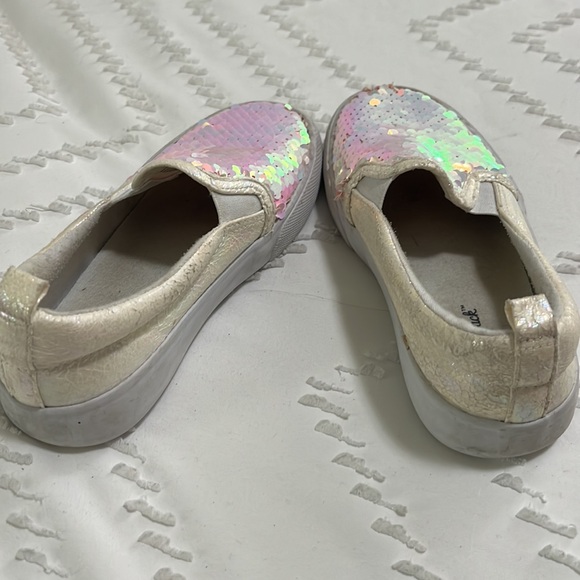 💖 Cat & Jack Flip Sequin Slip On Shoes Size 13 - Picture 6 of 7